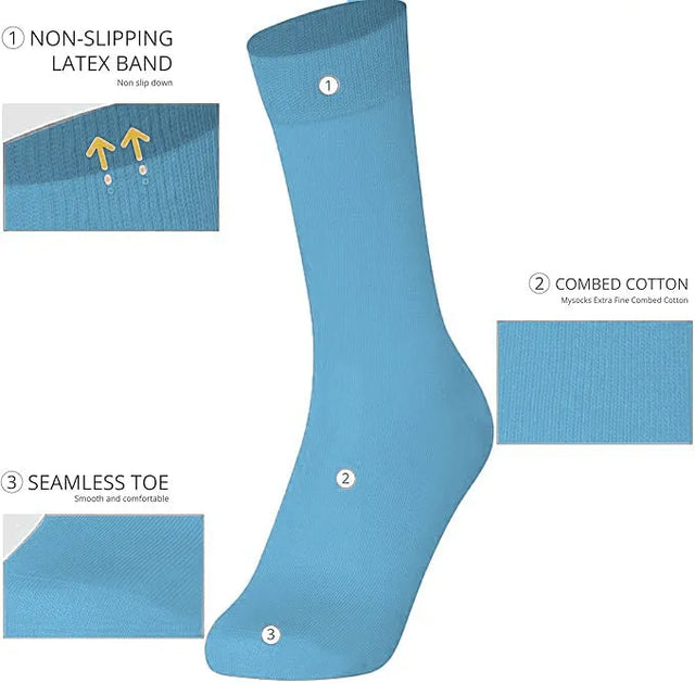 Men's Socks Supreme Comfort Ankle Support Enhanced Performance Crew Socks Premium Athletic Breathable Casual Socks Moisture Wicking Ultimate Softness (234520) | Ideal for All Surfaces, Kids & Adults