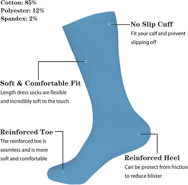 Men's Socks Supreme Comfort Ankle Support Enhanced Performance Crew Socks Premium Athletic Breathable Casual Socks Moisture Wicking Ultimate Softness (234520) | Ideal for All Surfaces, Kids & Adults