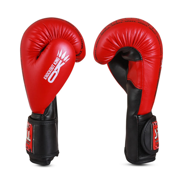 Boxing Gloves Made Of Artificial Leather Professionals For Men And Women | Ideal for All Surfaces, Kids & Adults | Match-Ready | Includes Pump & Needle | Durable & Long-Lasting Performance