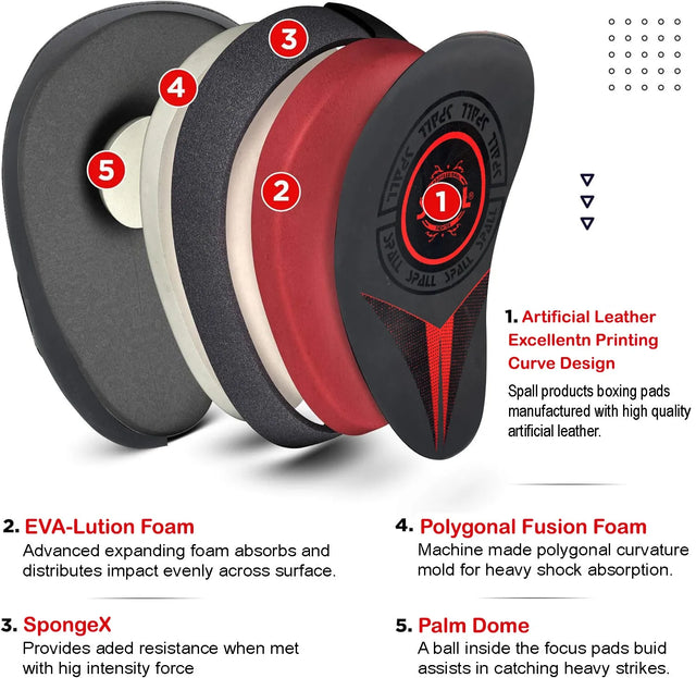 Boxing Pad Hook and jab Training Pads Hand Target Strike (SI-1281) | Ideal for All Surfaces, Kids & Adults | Match-Ready | Includes Pump & Needle | Durable & Long-Lasting Performance