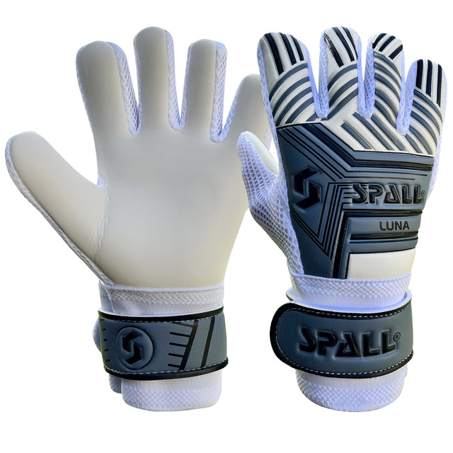 Spall GoalKeeper Goalie Football Soccer Gloves Strong Grip Protection Prevent Injuries For Training And Matches Men And Women (120-Luna)
