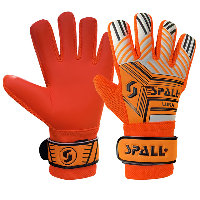 Spall GoalKeeper Goalie Football Soccer Gloves Strong Grip Protection Prevent Injuries For Training And Matches Men And Women (120-Luna)