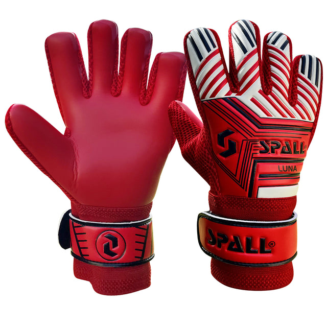 Spall GoalKeeper Goalie Football Soccer Gloves Strong Grip Protection Prevent Injuries For Training And Matches Men And Women (120-Luna)