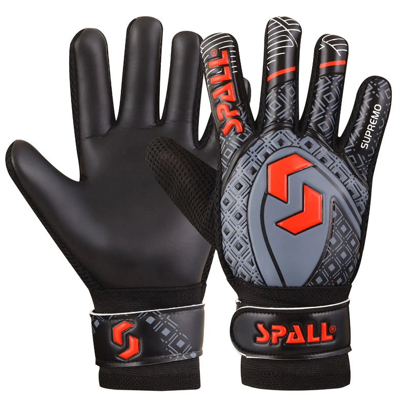 Goal Keeper Gloves Strong Grip With Finger Spin Double Wrist Protection Prevent Injuries For The Toughest Saves Goalie Training Gloves For Youth And Adult(GK-120) | Ideal for All Surfaces, Kids & Adults