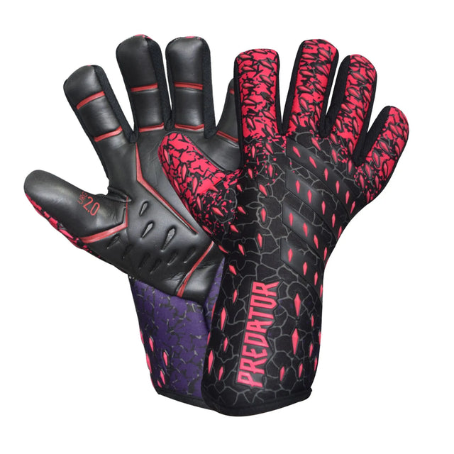 Soccer Goal Keeper Gloves Anti Slip Breathable Adults And Children Predator Series (GK-410) | Ideal for All Surfaces, Kids & Adults | Match-Ready | Includes Pump & Needle | Durable & Long-Lasting Performance