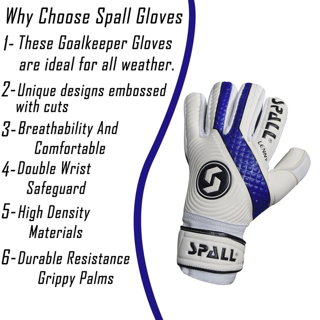 Soccer Goal keeper Gloves Professional Non Slip Goal Keeper Gloves With Strong Grip And Protection Breathable And Wear Resistant Youth And Adult Protective Goal Keeper Gloves (GK-370) | Ideal for All