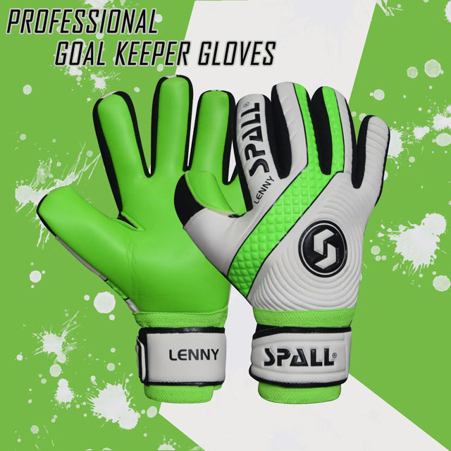 Soccer Goal keeper Gloves Professional Non Slip Goal Keeper Gloves With Strong Grip And Protection Breathable And Wear Resistant Youth And Adult Protective Goal Keeper Gloves (GK-370) | Ideal for All