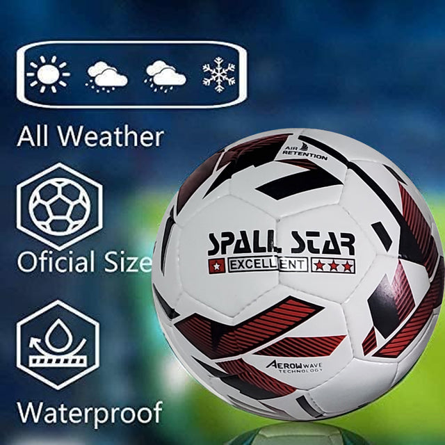 Football Soccer Ball For Matches World Cup Best Indoor/Outdoor Water Proof Ball For Professional Training And Match Men And Women Youth And Adult(GP-658)