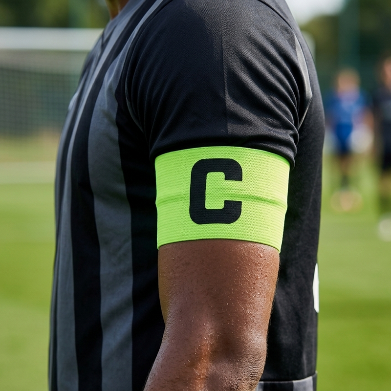 spall Football Captain Armband Adjustable Soccer Captain Band Premium Elastic Team Leadership Armband for Match Training Football Rugby Sports Captain Strap