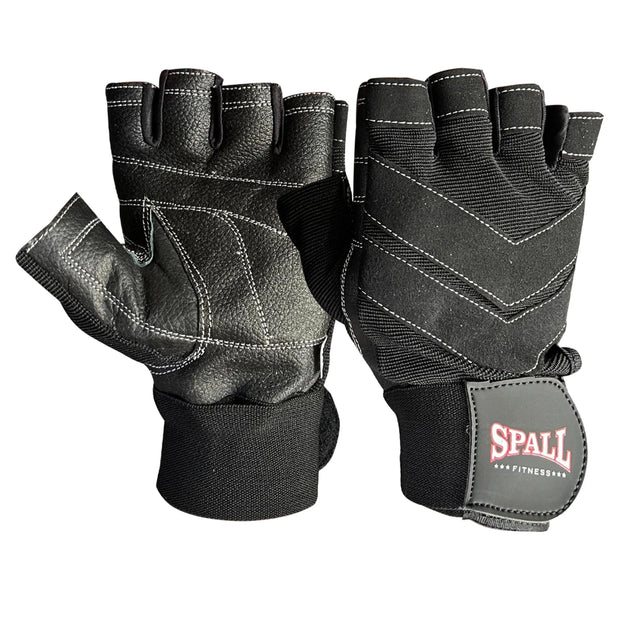 Weight Lifting Leather Gloves Short Strap Power Lifting Gloves Strong Grip Palm Exercise Fitness Strengthen Gloves Home Gym(8726) | Ideal for All Surfaces, Kids & Adults | Match-Ready