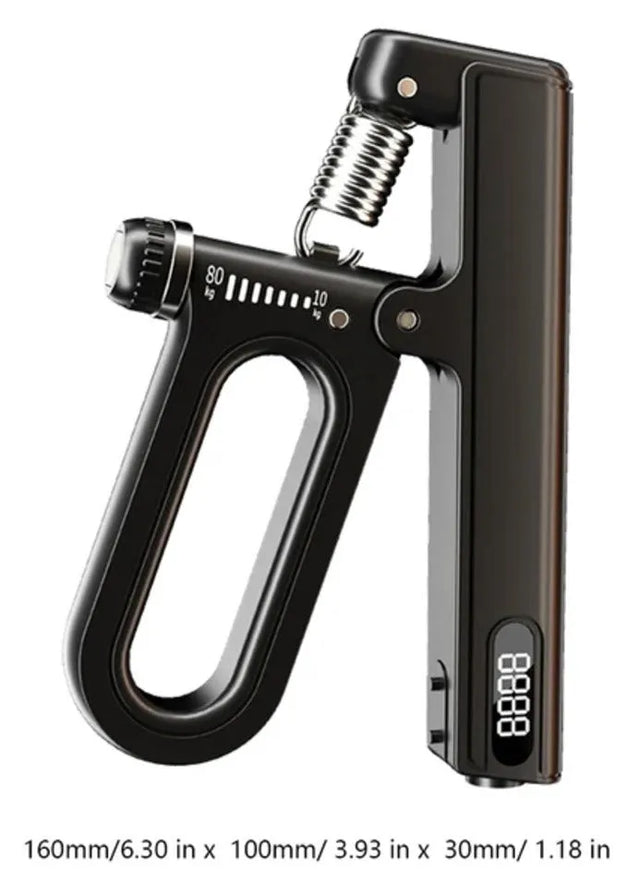 Hand Trainer 10-80 KG Adjustable Forearm Trainer Grip Strength Trainer Finger Training Device For Athletes And Restoration Of The Hand (231095) | Ideal for All Surfaces, Kids & Adults | Match-Ready