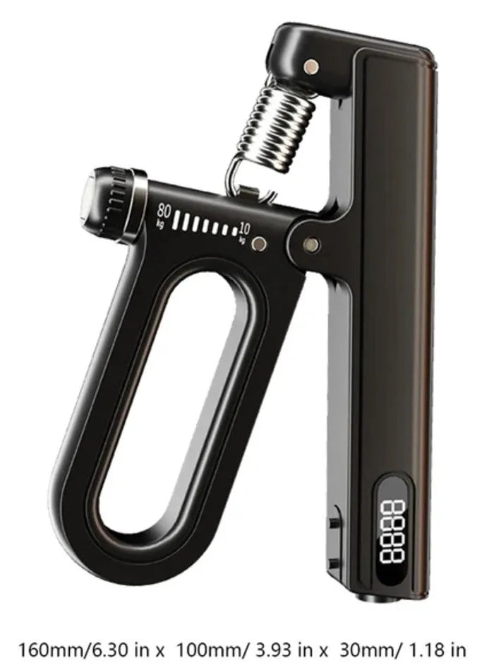 Hand Trainer 10-80 KG Adjustable Forearm Trainer Grip Strength Trainer Finger Training Device For Athletes And Restoration Of The Hand (231095) | Ideal for All Surfaces, Kids & Adults | Match-Ready