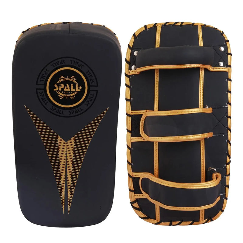 Kicking Strike Shield - Curved Pad Boxing Punching Training Mitts Arm Focus Target for Martial Arts Taekwondo Karate Muay Thai UFC MMA Sanda Drill PU Leather | Ideal for All Surfaces, Kids & Adults