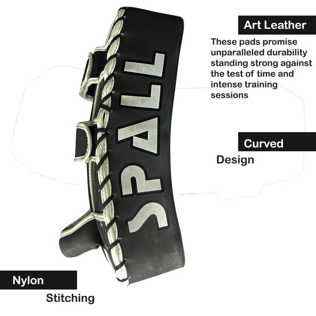 Kicking Strike Shield - Curved Pad Boxing Punching Training Mitts Arm Focus Target for Martial Arts Taekwondo Karate Muay Thai UFC MMA Sanda Drill PU Leather | Ideal for All Surfaces, Kids & Adults