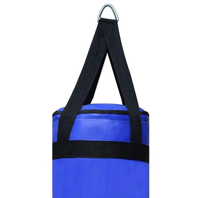 Black & Blue Punching Bag ? 60cm to 120cm for Kids & Adults Boxing Training | Ideal for All Surfaces, Kids & Adults | Match-Ready | Includes Pump & Needle | Durable & Long-Lasting Performance