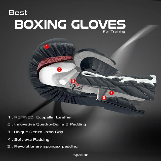 Professional Boxing Gloves For Strong Punches Sparring And Kickboxing Fighting Punch Bag Workout Muay Thai And Training | Ideal for All Surfaces, Kids & Adults | Match-Ready | Includes Pump & Needle