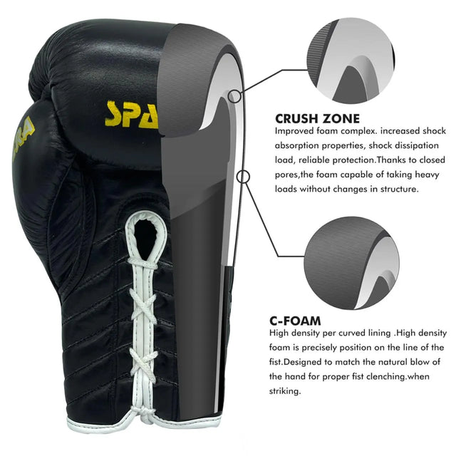 Professional Boxing Gloves For Strong Punches Sparring And Kickboxing Fighting Punch Bag Workout Muay Thai And Training | Ideal for All Surfaces, Kids & Adults | Match-Ready | Includes Pump & Needle