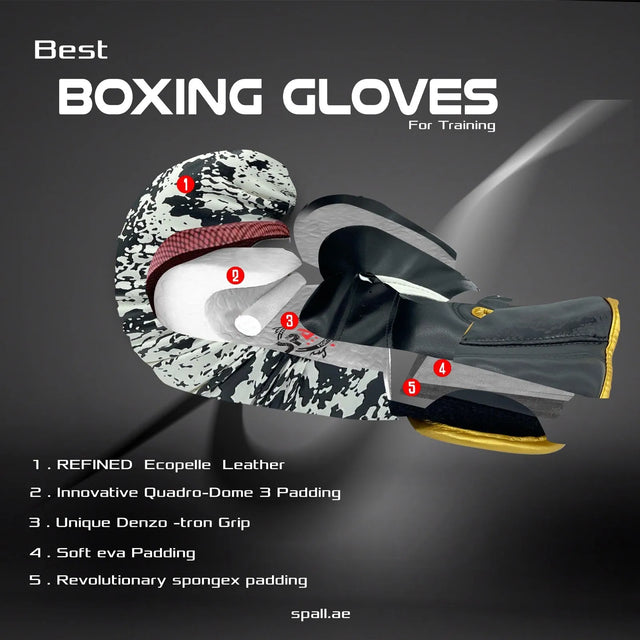 Professional Boxing Gloves For Strong Punches Sparring And Kickboxing Fighting Punch Bag Workout Muay Thai And Training | Ideal for All Surfaces, Kids & Adults | Match-Ready | Includes Pump & Needle