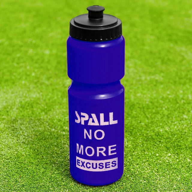 Sports Water Bottle, 750ml, BPA-Free, Leak-Proof, Push-Pull Cap, Black (Blue) | Ideal for All Surfaces, Kids & Adults | Match-Ready | Includes Pump & Needle | Durable & Long-Lasting Performance