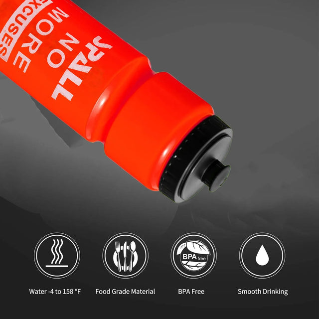 Sports Water Bottle, 750ml, BPA-Free, Leak-Proof, Push-Pull Cap, Black (Blue) | Ideal for All Surfaces, Kids & Adults | Match-Ready | Includes Pump & Needle | Durable & Long-Lasting Performance