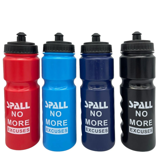 Sports Water Bottle, 750ml, BPA-Free, Leak-Proof, Push-Pull Cap, Black (Blue) | Ideal for All Surfaces, Kids & Adults | Match-Ready | Includes Pump & Needle | Durable & Long-Lasting Performance