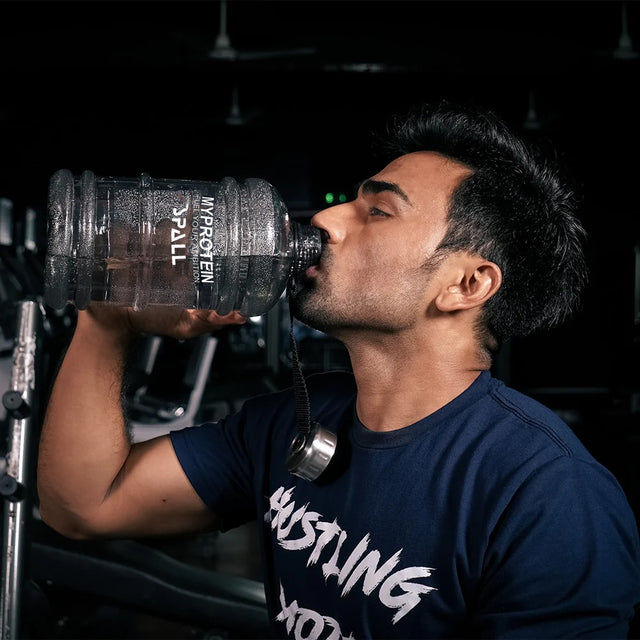 Sport Water Bottle, 3.78 Litre Capacity, Wide Mouth with Handle, Reusable for Gym, Fitness, Travel | Ideal for All Surfaces, Kids & Adults | Match-Ready | Includes Pump & Needle | Durable & Long-Lasting performance