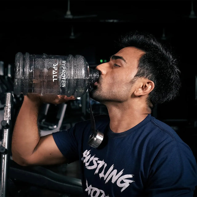 Sport Water Bottle, 3.78 Litre Capacity, Wide Mouth with Handle, Reusable for Gym, Fitness, Travel | Ideal for All Surfaces, Kids & Adults | Match-Ready | Includes Pump & Needle | Durable & Long-Lasting performance
