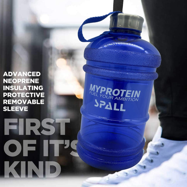 Sport Water Bottle, 3.78 Litre Capacity, Wide Mouth with Handle, Reusable for Gym, Fitness, Travel | Ideal for All Surfaces, Kids & Adults | Match-Ready | Includes Pump & Needle | Durable & Long-Lasting performance