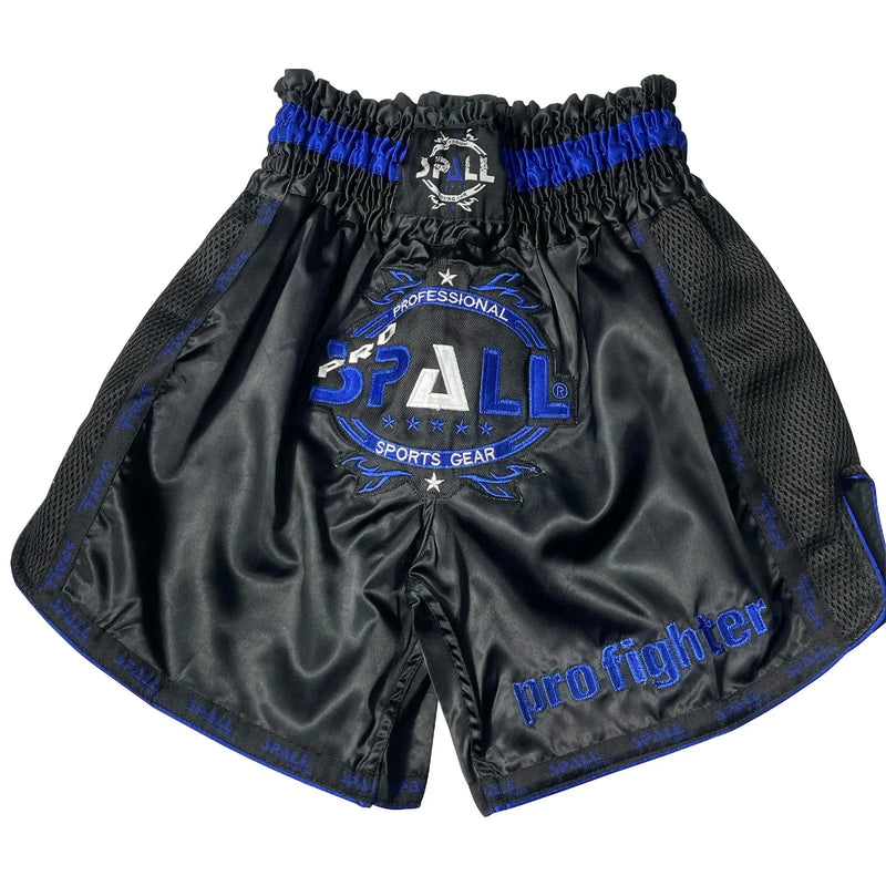 Boxing Shorts For Men Muay Thai Shorts For Kickboxing Wretling Grappling Fight And Cross Training Martial Arts Training Gym Clothing | Ideal for All Surfaces, Kids & Adults | Match-Ready