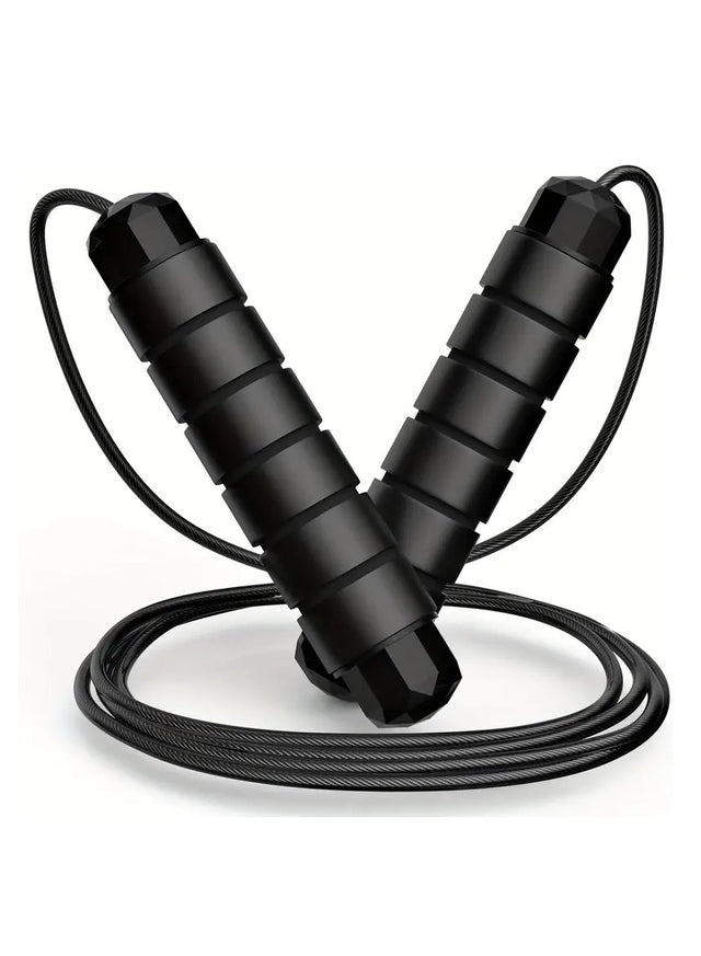 Jump Rope Tangle Free Rapid Speed Jumping Rope Cable For Woman, Men, And Kids Adjustable Steel Jump Rope Workout With Foam Handles For Fitness Home Exercise And Slim Body (231046)