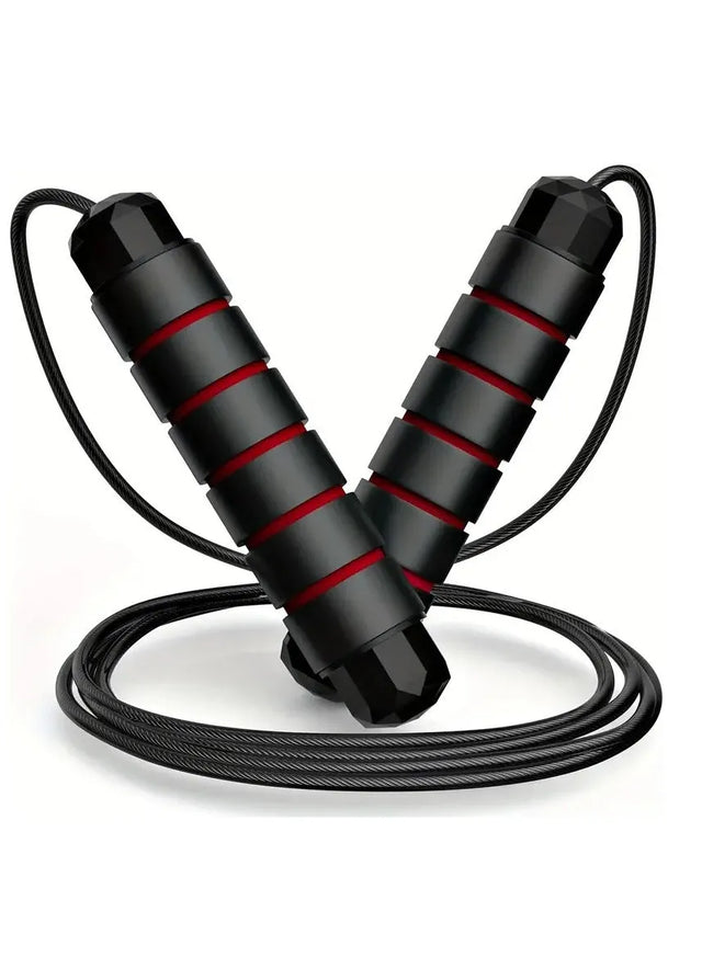 Jump Rope Tangle Free Rapid Speed Jumping Rope Cable For Woman, Men, And Kids Adjustable Steel Jump Rope Workout With Foam Handles For Fitness Home Exercise And Slim Body (231046) | Ideal for All