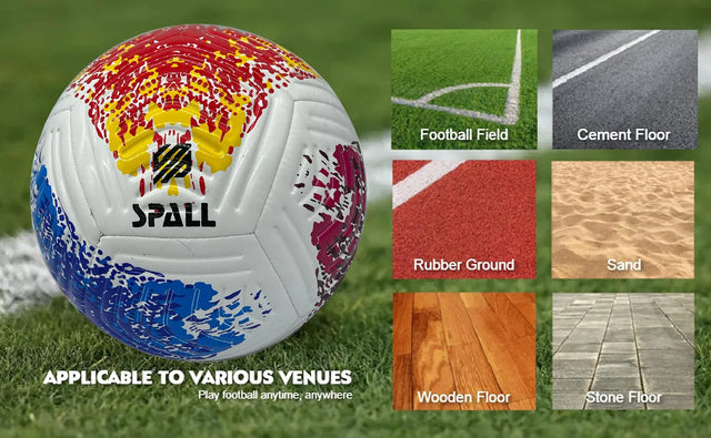 Football Soccer Ball For Matches World Cup Best Indoor/Outdoor Water Proof Ball For Professional Training And Match Men And Women Youth And Adult(8007) | Ideal for All Surfaces, Kids & Adults