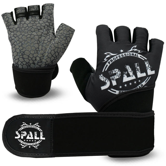 Weight Lifting Gloves For Fitness Power Lifting Row Gym Exercise Cycling Yoga Training Perfect For Men And Women (SI-3996) | Ideal for All Surfaces, Kids & Adults | Match-Ready | Includes Pump & Needle