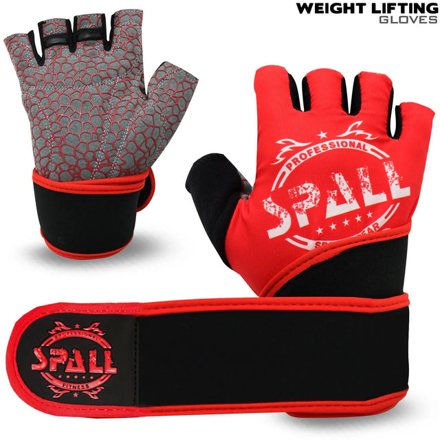 Weight Lifting Gloves For Fitness Power Lifting Row Gym Exercise Cycling Yoga Training Perfect For Men And Women (SI-3996) | Ideal for All Surfaces, Kids & Adults | Match-Ready | Includes Pump & Needle