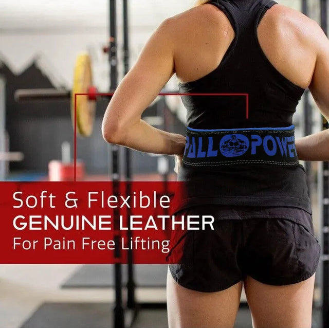 Weight Lifting Power Leather Belt (4050) | Ideal for All Surfaces, Kids & Adults | Match-Ready | Includes Pump & Needle | Durable & Long-Lasting Performance