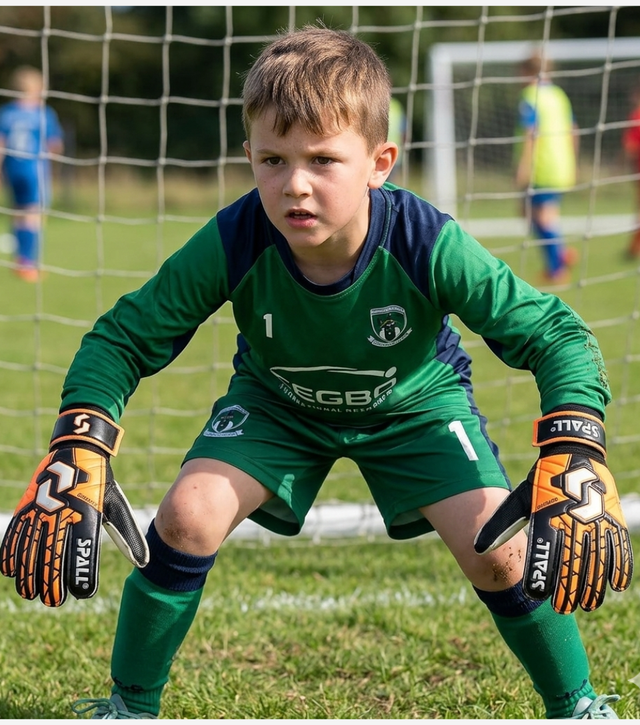 Kids Goalkeeper Gloves – High Grip Latex Palm Soccer Goalie Gloves with Wrist Support(GK-100)