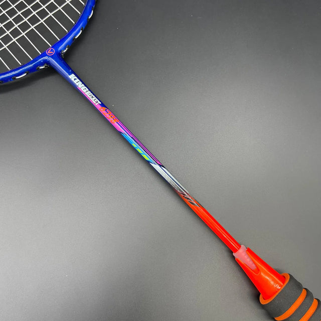 Badminton Rocket With Grip Soft Handles Smash Power Frame With Free Full Cover Ultra Light Weight Carbon Fiber Single High Grade Perfect For Men And Women | Ideal for All Surfaces, Kids & Adults
