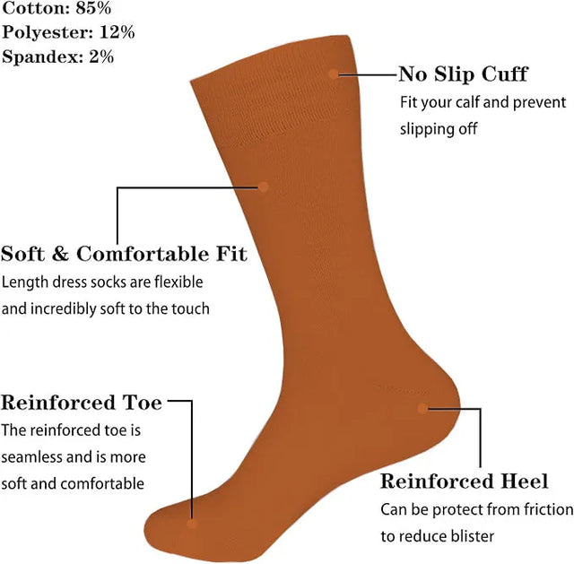 Men's Socks Supreme Comfort Ankle Support Enhanced Performance Crew Socks Premium Athletic Breathable Casual Socks Moisture Wicking Ultimate Softness (234520) | Ideal for All Surfaces, Kids & Adults
