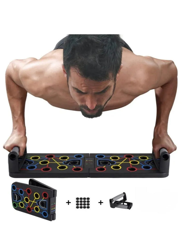 Generic Home Fitness Shoulder Push Board System Multifunctional Training Board Body Fitness Equipment (231450) | Ideal for All Surfaces, Kids & Adults | Match-Ready | Includes Pump & Needle | Durable