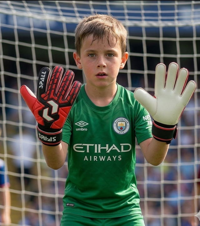 Kids Goalkeeper Gloves – High Grip Latex Palm Soccer Goalie Gloves with Wrist Support(GK-100)