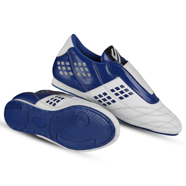 Taekwondo Shoes Red/White Blue/White For Professionals And Beginners (SI-1061) | Ideal for All Surfaces, Kids & Adults | Match-Ready | Includes Pump & Needle | Durable & Long-Lasting Performance