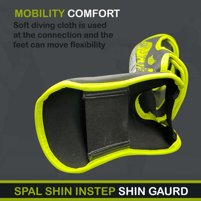 Shin In Step Guards S M L XL White Black Green Blue Red F.Green Orange For Martial Arts Muay Thai Sparring Kickboxing Taekwondo Karate And Boxing Gear | Ideal for All Surfaces, Kids & Adults