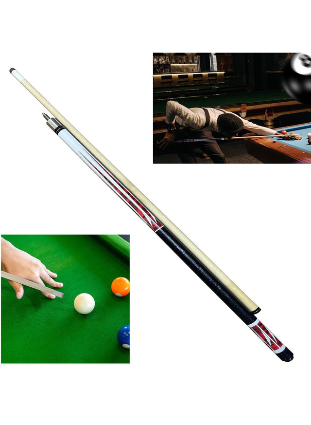 Snooker Cue Stick Play Billiard Pool Sticks Wood Material Straight Feel Good Beautiful Entertainment Snooker Billiard Tool (229143)