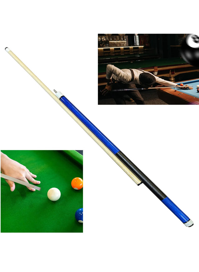 Snooker Cue Stick Play Billiard Pool Sticks Wood Material Straight Feel Good Beautiful Entertainment Snooker Billiard Tool (231246) | Ideal for All Surfaces, Kids & Adults | Match-Ready | Includes Pump