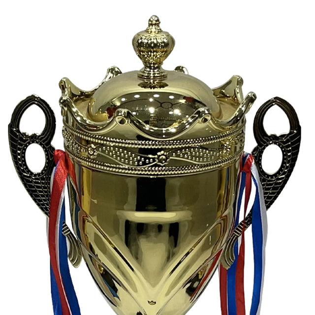 Trophies 3 Pcs Set Color Gold Appreciation Gifts For Sport Tournaments Competitions Honor Game Sports Match School Party Decorations | Ideal for All Surfaces, Kids & Adults | Match-Ready