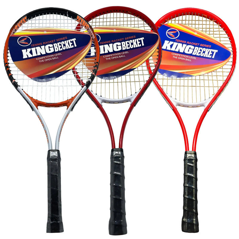 Tennis Rackets Super Value Set with Pre Strung Comfortable Handle 27'' Tennis Racquet for Beginner And Professionals | Ideal for All Surfaces, Kids & Adults | Match-Ready | Includes Pump & Needle