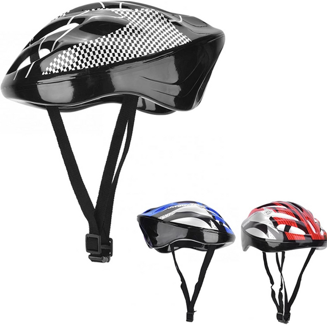 Sports Bike Bicycle Cycling Safety Helmet with Visor Carbon Fiber Skating Sports Helmet 037 | Ideal for All Surfaces, Kids & Adults | Match-Ready | Includes Pump & Needle | Durable & Long-Lasting Performance