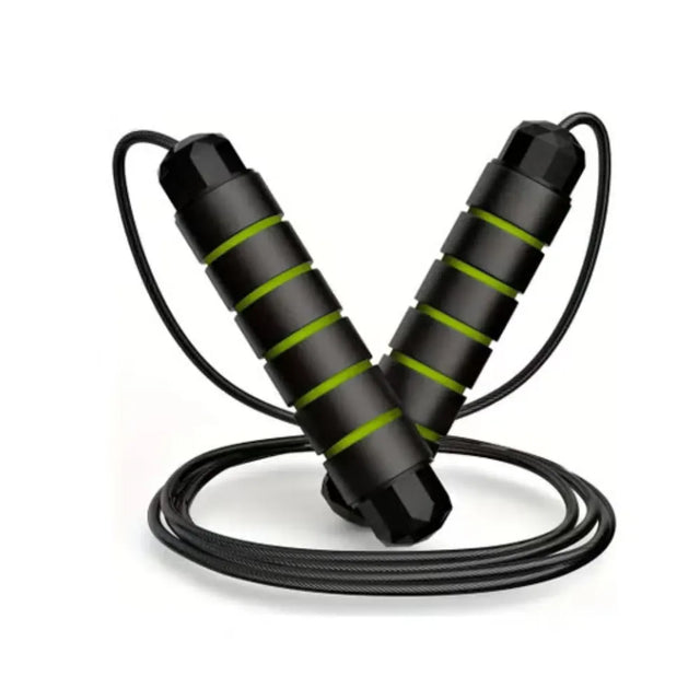 Adjustable Speed Heavy Weighted Steel Wire Exercise Skipping Jump Rope|Heavy Skipping Rope PVC Weighted Speed Exercise Jump Rope Breathing Handle 360 Degree rotation | Ideal for All Surfaces, Kids & Adults
