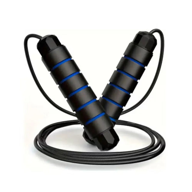 Adjustable Speed Heavy Weighted Steel Wire Exercise Skipping Jump Rope|Heavy Skipping Rope PVC Weighted Speed Exercise Jump Rope Breathing Handle 360 Degree rotation | Ideal for All Surfaces, Kids & Adults
