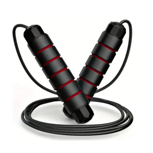 Adjustable Speed Heavy Weighted Steel Wire Exercise Skipping Jump Rope|Heavy Skipping Rope PVC Weighted Speed Exercise Jump Rope Breathing Handle 360 Degree rotation | Ideal for All Surfaces, Kids & Adults